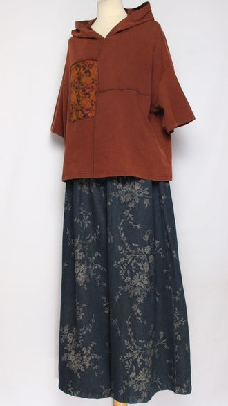 Джемпер ХЛОПОК "Цветной квадрат строчки винтаж"  шоколад, черный, хаки до р.52