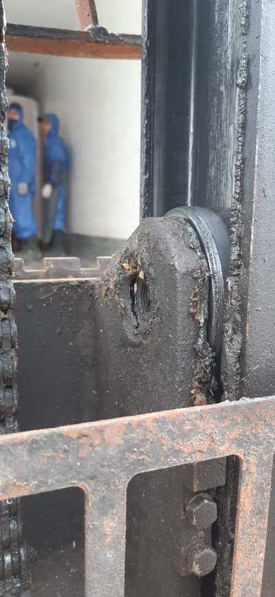 Ремонт поломки каретки вилочного погрузчика