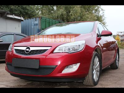 Защита радиатора Opel Astra J 2010-2012 black