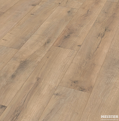 Ламинат Meister LD150 Дуб Крэкд Терра 6439 32 класс толщина 8 мм с фаской 2.550 м2