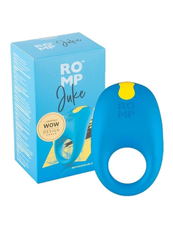 RPCRSG5 Эрекционное кольцо Romp Juke с вибрацией, синее