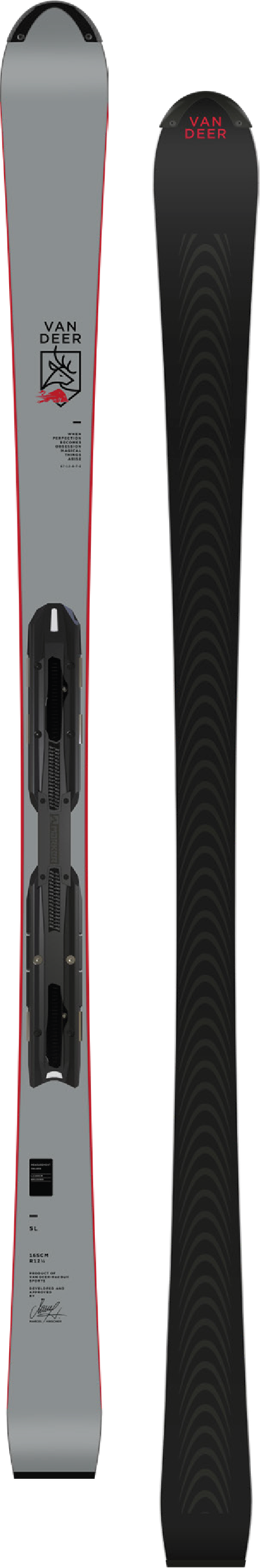 Слаломные SL 155cm R11 grey [FDT RACE PRO] с креплениями Marker COMP 13 FDT GW DIN 4-13 (grey)