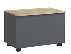 Детская СКАЙЛАЙТ - Ящик для игрушек СЛ-60 Блэквуд ячменный/Графит