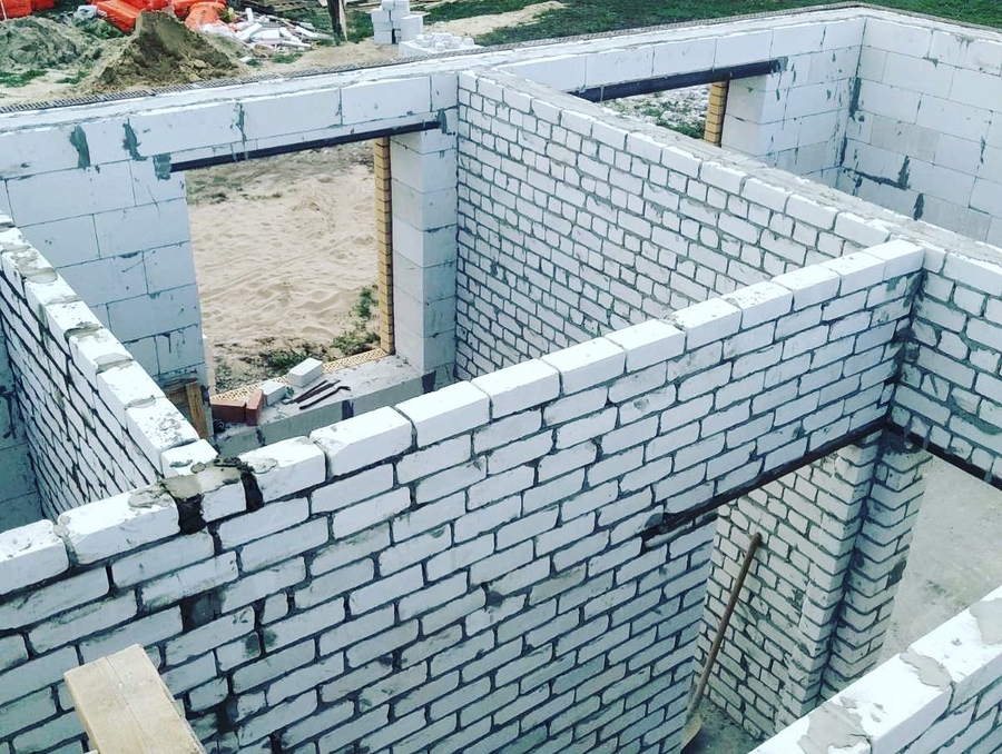 Строительство дома из комбинированных материалов