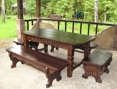 Столы, стулья, скамейки из дерева