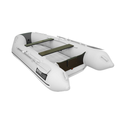 Моторная лодка Аква 3400 НДНД светло-серый графит - MNELODKU.RU