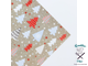Бумага упаковочная крафтовая «Новогодний узор», 50 × 70 см, 1 лист