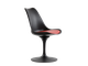 Кресло N-8 Tulip style BR черный с красной подушкой