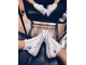 Кеды Converse All Star высокие белые на ногах M7650 фото