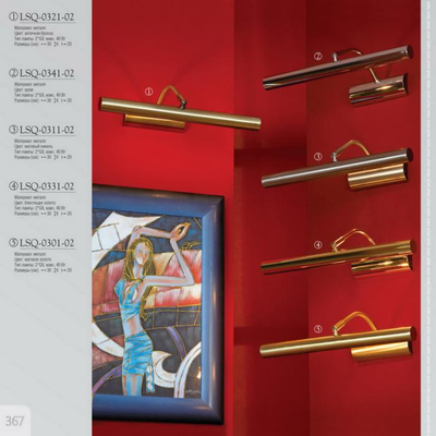 0301-02 LSP Подсветка для картин / Lussole Loft Lido iii