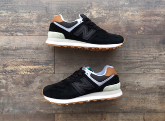 Кроссовки New Balance 574 Black/Brown