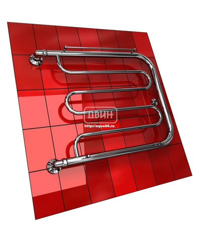 Полотенцесушитель ДВИН D 50x80 1"-1/2" С полкой Водяной
