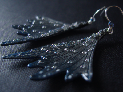 Волшебные серьги "Крылышки Феи Фантазий"