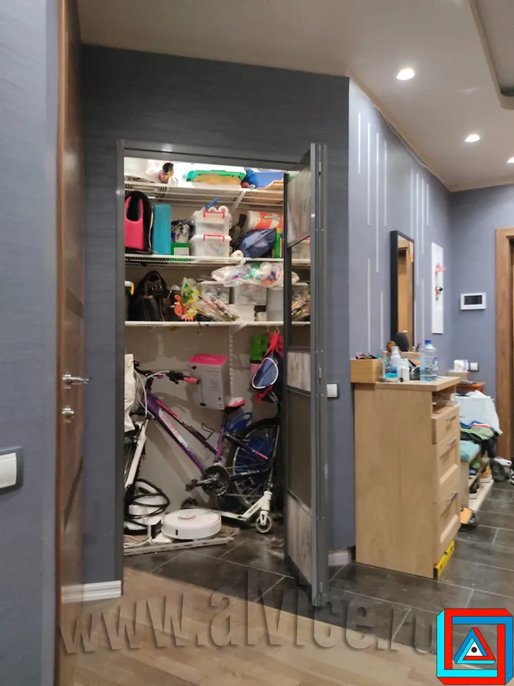 Фото 11 - Дверь книжка для гардеробной