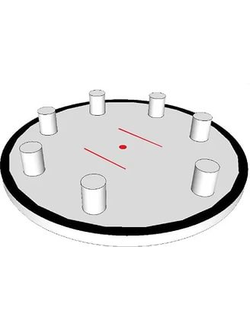 Поле для тренировок по робототехнике "Кегельринг и Сумо" для WRO tbl1