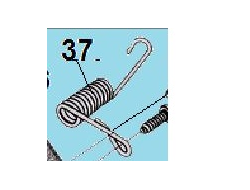 Амортизатор 137,142,237,241 верхний правый (пружина)