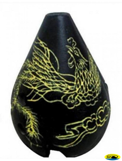 A8111579 Ваза с фениксом М 10,5*10,5*13,8 см