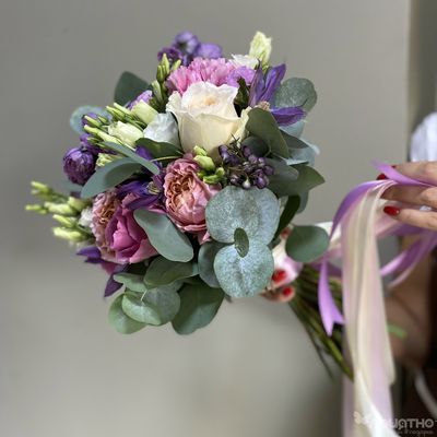 Букет невесты &amp; Бутоньерка № 1364