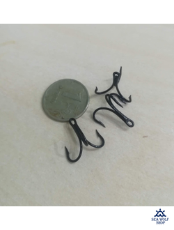 Крючок Mustad 80560BL тройной №6, 3шт.