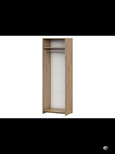 МСП 1 Шкаф двухстворчатый Дуб Золотой/Камень тёмный