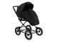 Коляска 2в1 Roan Bass Next Classic d12 Кожа Black (руч.Черный)