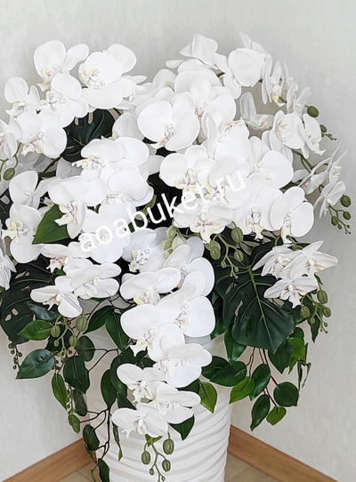 Композиция Орхидея белая № ОРO28
