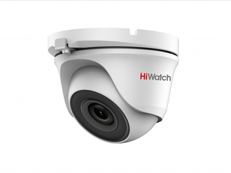 HiWatch DS-T123 1Мп купольная HD-TVI видеокамера с EXIR-подсветкой до 20 м