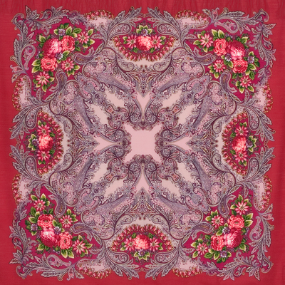 Павловопосадский платок Сон бабочки 1463-4