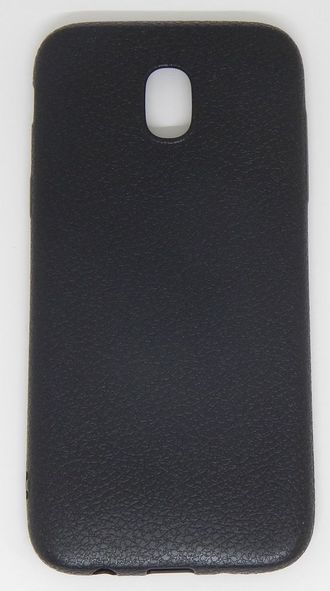 Защитная крышка силиконовая Samsung Galaxy J5 (2017), под кожу чёрная