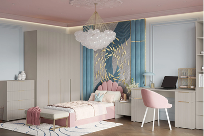 Тефия шкаф четырехстворчатый для одежды 1600х520х2200 Тефия / Софт Сантьяго