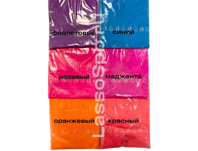 Флуоресцентный порошковый пигмент 2-10 мкм Розовый 100 г