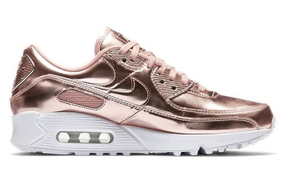 спортивные женские кроссовки Nike Air Max Womens 90 'Metallic Pack - Rose Gold' CQ6639-600