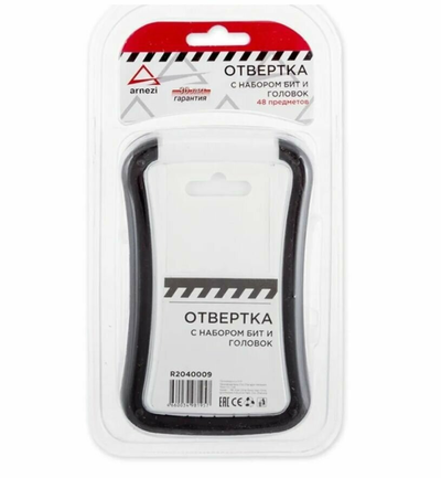 Отвертка с набором бит и головок 48 предметов ARNEZI R2040009