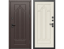 Стальная дверь Модена венге Арка лиственница