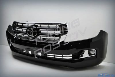 Бампер Toyota Land Cruiser 200 2007-2015 в стиле 2016+