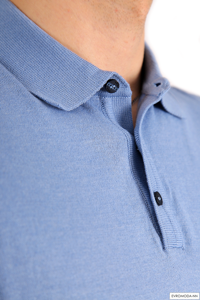 Поло мужское голубое LUXOR (р. XL)