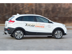 Защита порогов вогнутая d51 LADA XRAY Cross (2018-...)