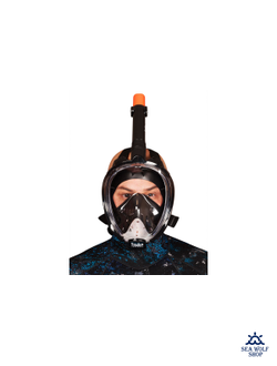 Маска полнолицевая Scuba Brothers Beatle Black L/XL