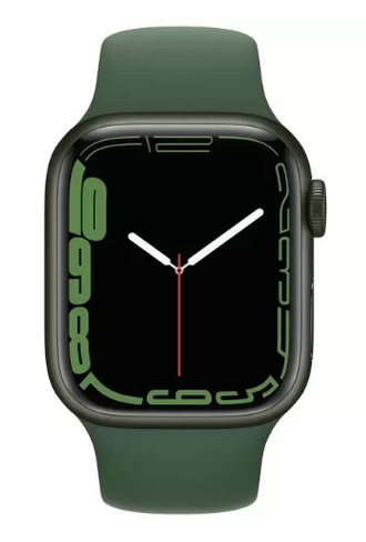 Apple Watch Series 7, 41mm, Green, Clover Sport Band