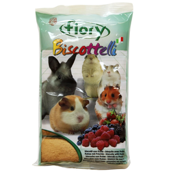 Fiory (Фиори) Biscottelli бисквиты для грызунов с ягодами, 35 г