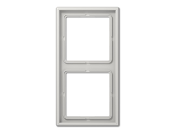 Рамка 2 поста светло-серая Jung LS982LG