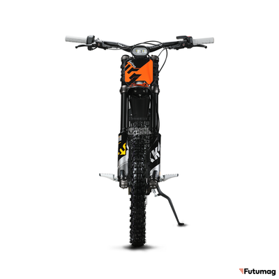 Электромотоцикл WHITE SIBERIA SUR-RON X Light bee 6000W серебро