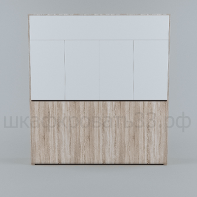 Горизонтальная кровать "Combo" Шкаф