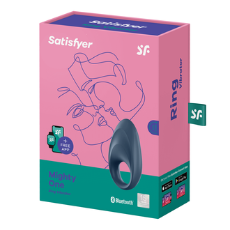 Эрекционное кольцо Satisfyer Mighty One с возможностью управления через приложение