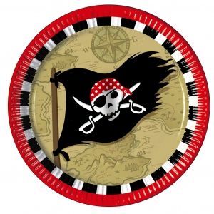 Тарелки (Пираты) 8 шт.