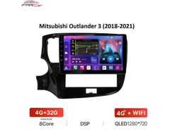 Автомагнитола FarCar для Mitsubishi Outlander 3 (2018-2021) на Android 12