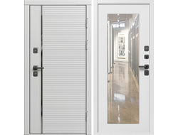 Дверь White Line с панелью зеркало Триумф