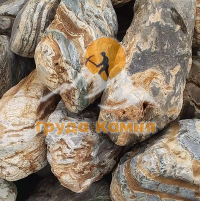 Валун Мигматит, фракция 150-500 мм