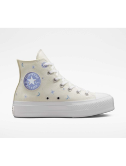 Кеды Converse Chuck Taylor All Star Lift 'Egret' бежевые высокие A02895C