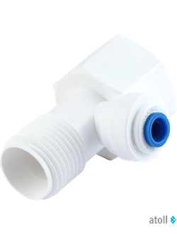 Тройник atoll KFA0407 1/4ц х1/2рн х1/2рв (Kitchen Faucet Adapter)
